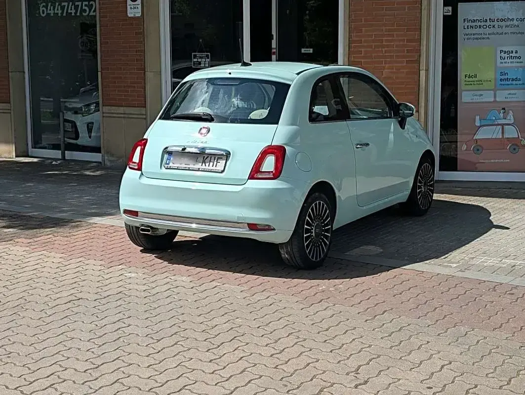 Usado Fiat 500 Lounge 69 CV (50 kW) 2018 Verde Utilitario