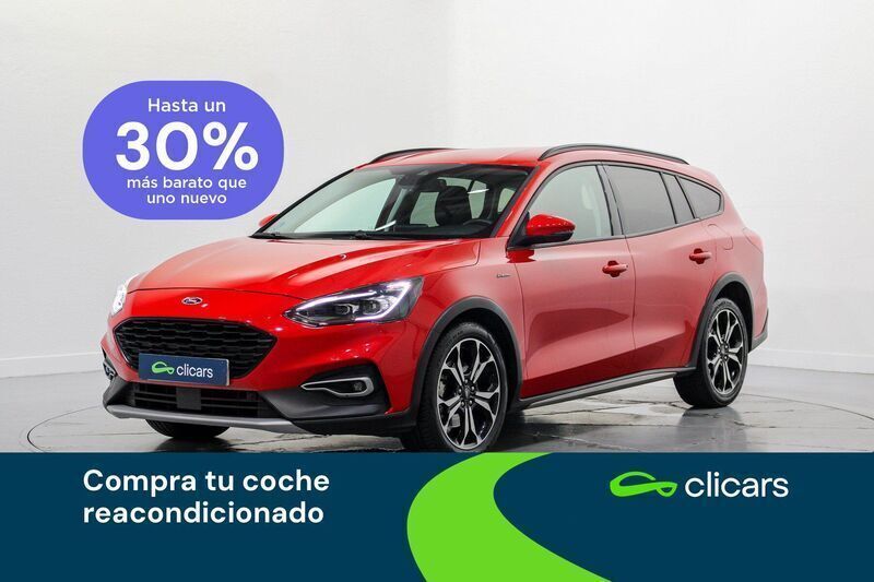 Rojo Usado 2020 Ford Focus Active Familiar | 16.390 € (Precio justo) - Imagen 1/4