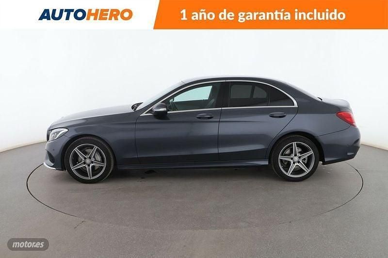 Usado Mercedes C200 AMG line 171 CV (125 kW) 2014 Gris Berlina