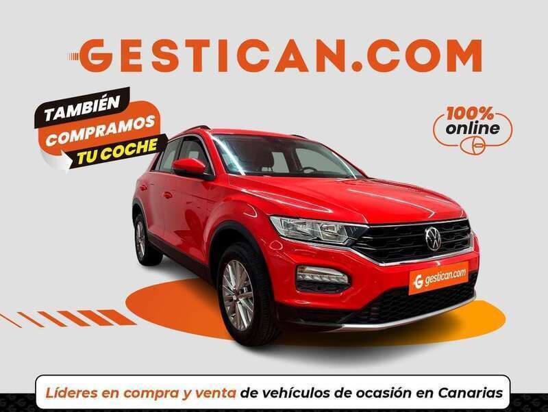 Rojo Usado 2021 VW T-Roc Advance SUV | 18.990 € (Super precio) - Imagen 1/4