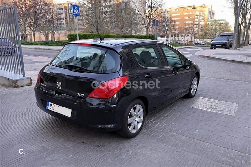 Usado Peugeot 308 Sport 110 CV (80 kW) 2009 Negro Berlina