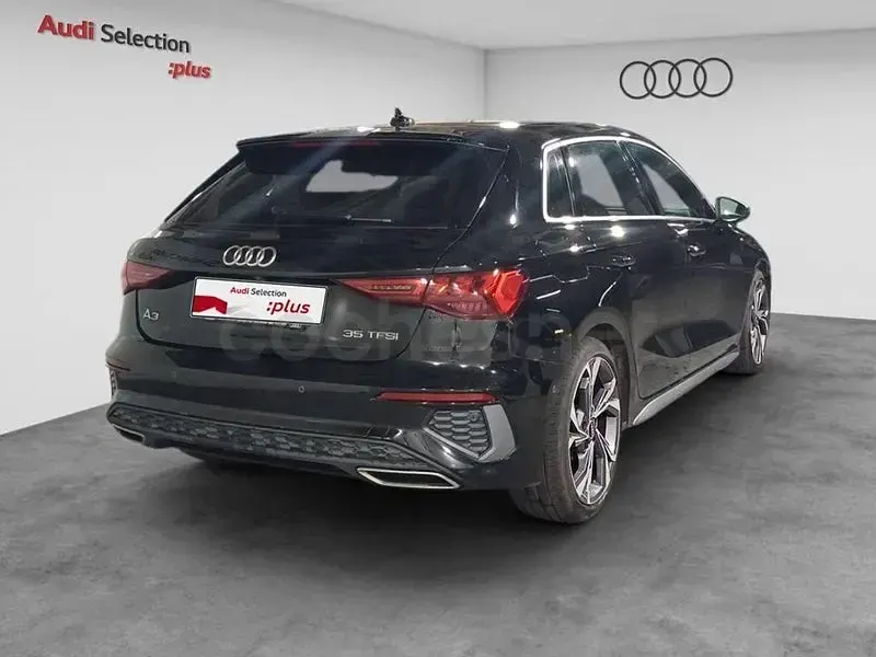 Usado Audi A3 S-Line 150 CV (110 kW) 2022 Negro Berlina