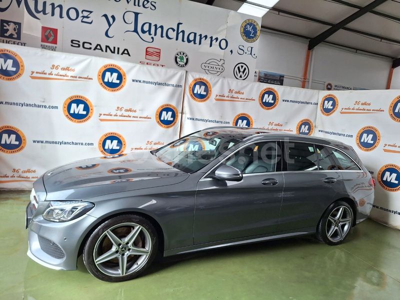 Usado Mercedes C300e 231 CV (169 kW) 2018 Gris / plata Familiar