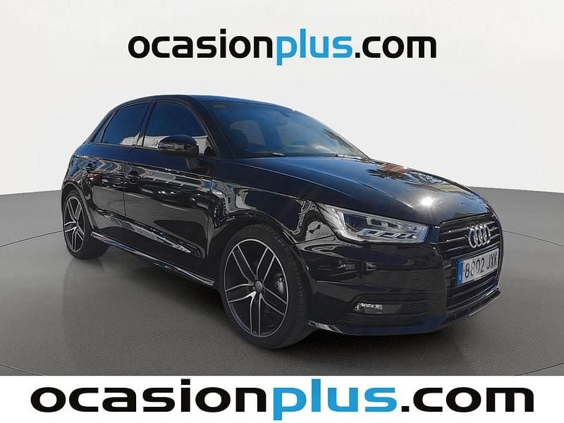 Usado Audi A1 S-Line 125 CV (91 kW) 2017 Negro Utilitario