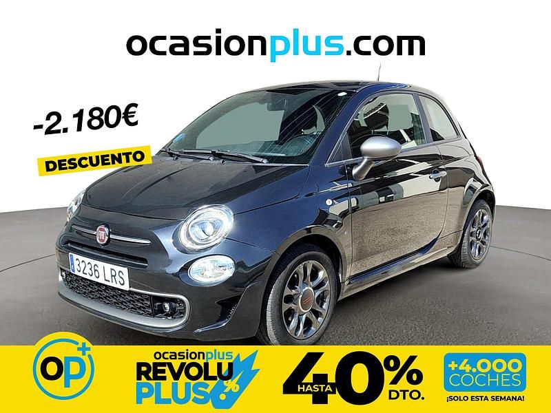 Usado Fiat 500 S 70 CV (51 kW) 2021 Negro Berlina