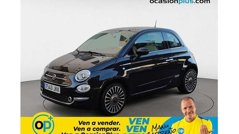 Usado Fiat 500 Lounge 69 HP (50 kW) 2015 Preto Citadino