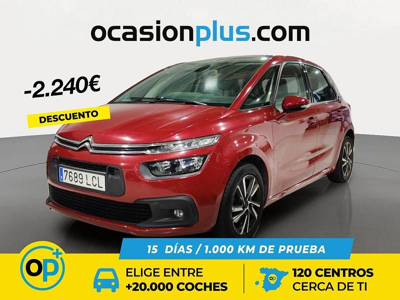 Rojo Usado 2017 Citroën C4 Feel Monovolumen | 9450 € (Buen precio) - Imagen 1/4