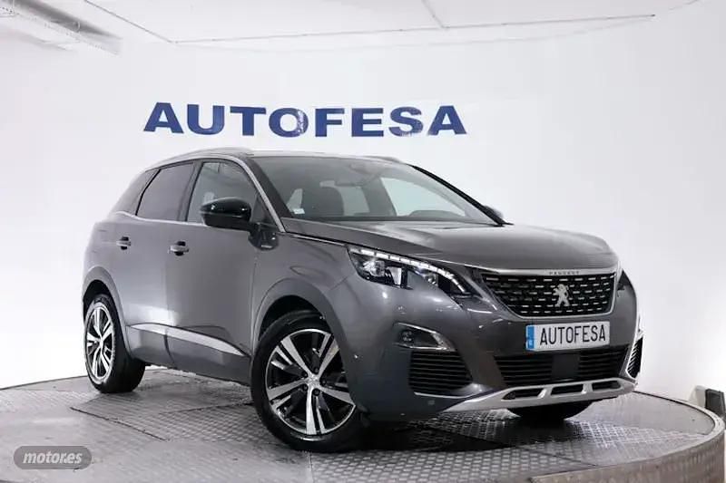 Usado Peugeot 3008 GT-line 130 CV (95 kW) 2018 Gris SUV