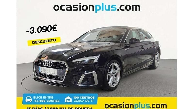 Negro Usado 2020 Audi A5 Sportback S-Line Berlina | 29.325 € (Buen precio) - Imagen 1/4