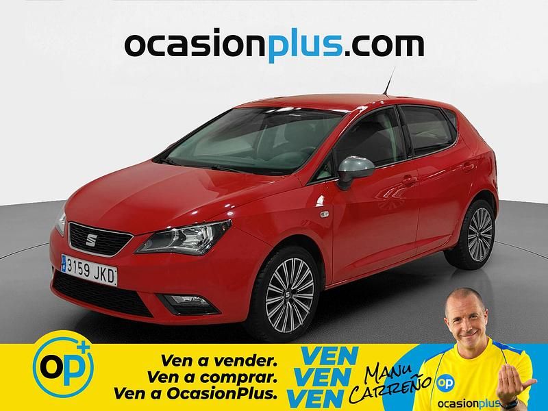 Käytetty Seat Ibiza CONNECT 75 HP (55 kW) 2015 Punainen Viistoperä