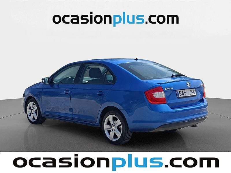Usado Skoda Rapid Elegance 125 CV (91 kW) 2015 Azul Utilitario