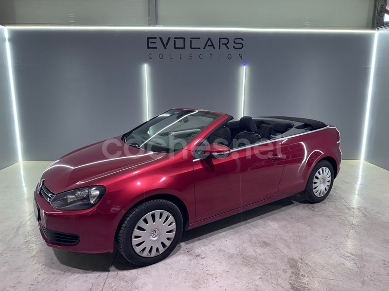 Granate Usado 2015 VW Golf Cabriolet Descapotable | 13.500 € (Precio justo) - Imagen 1/4