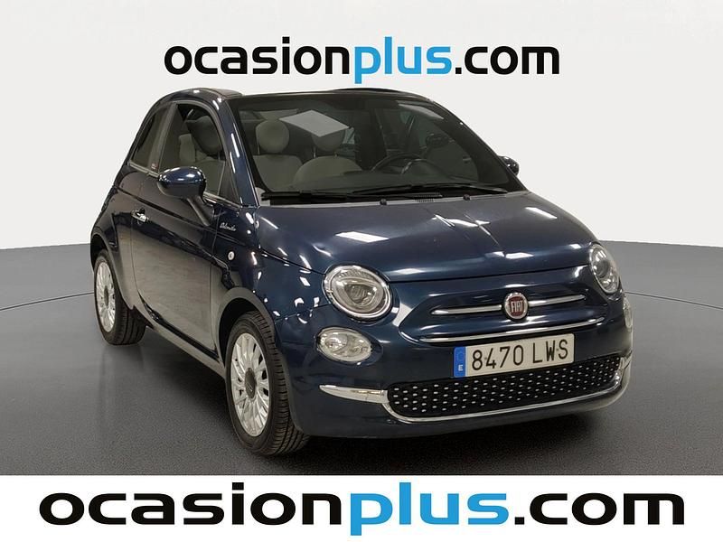Usado Fiat 500C Dolcevita 71 CV (52 kW) 2022 Azul Descapotable