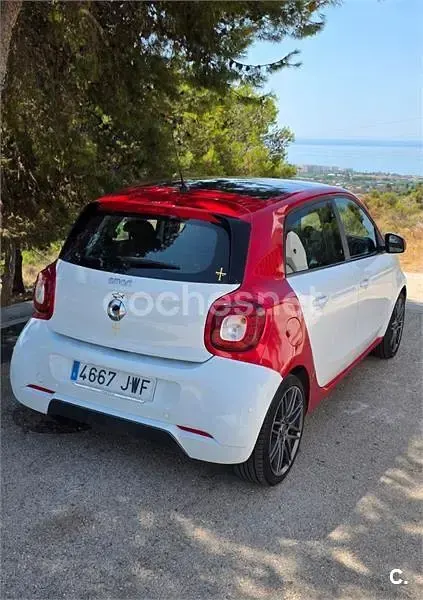 Usado Smart ForFour Brabus 109 CV (80 kW) 2017 Blanco Utilitario