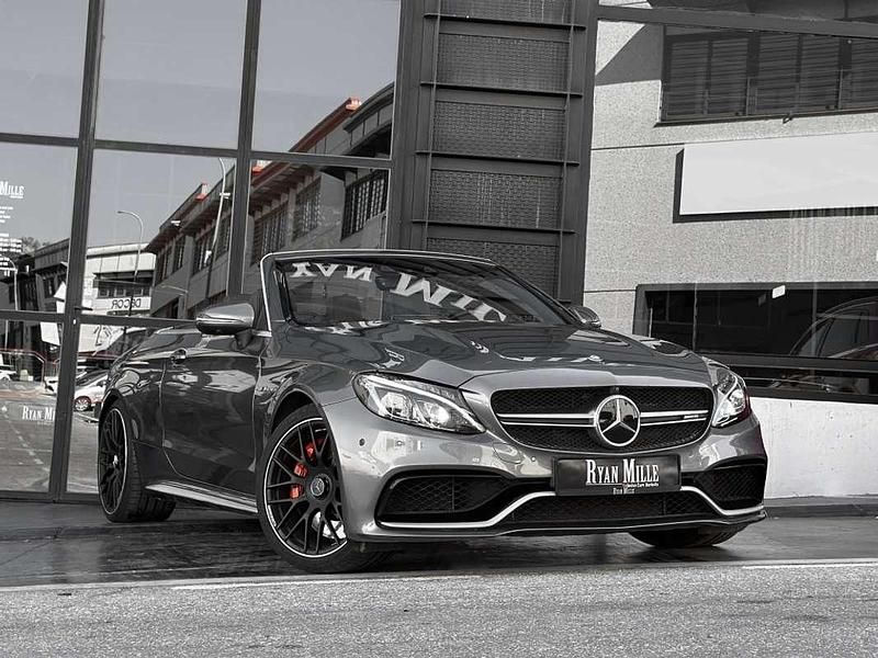 Gris Usado 2017 Mercedes C63 AMG AMG Descapotable | 67.900 € (Caro) - Imagen 1/4