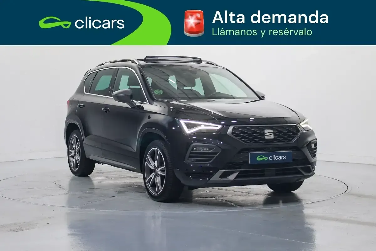 Usado Seat Ateca FR 150 CV (110 kW) 2022 Negro SUV