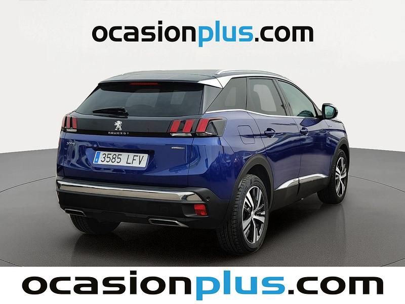 Usado Peugeot 3008 GT-line 131 CV (96 kW) 2020 Azul SUV