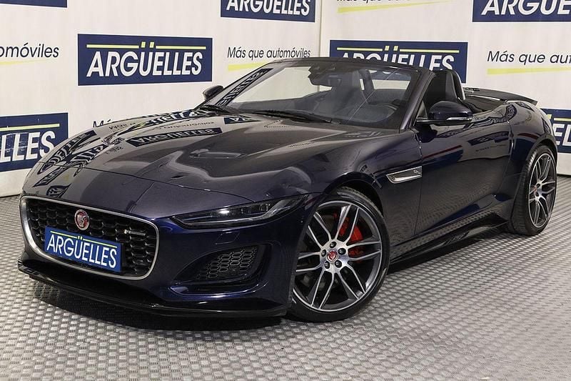 Usado Jaguar F-Type R-Dynamic 450 CV (330 kW) 2021 Azul Descapotable