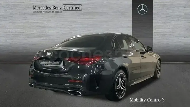 Usado Mercedes C300e AMG line 313 CV (230 kW) 2024 Gris Berlina
