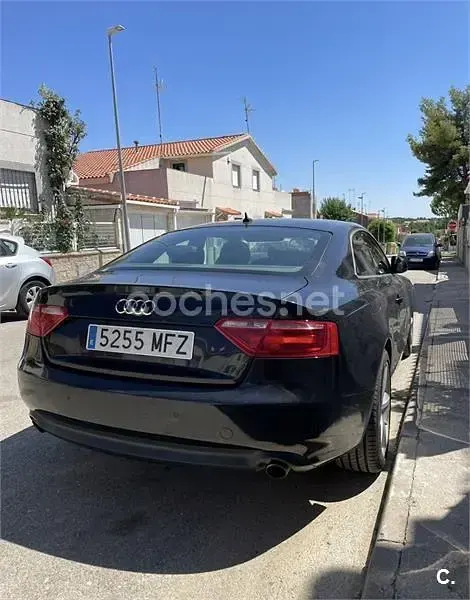 Usado Audi A5 190 CV (139 kW) 2008 Negro Coupe