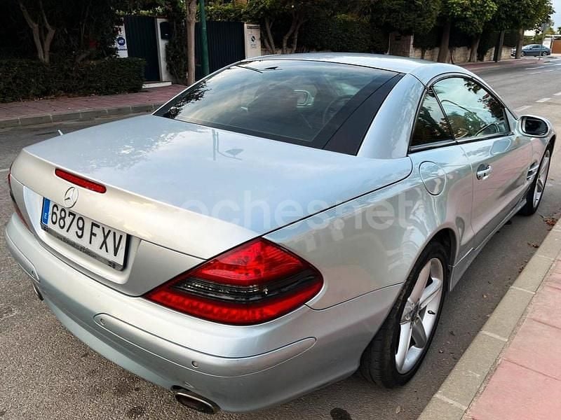 Usado Mercedes SL500 306 CV (225 kW) 2002 Gris / plata Descapotable