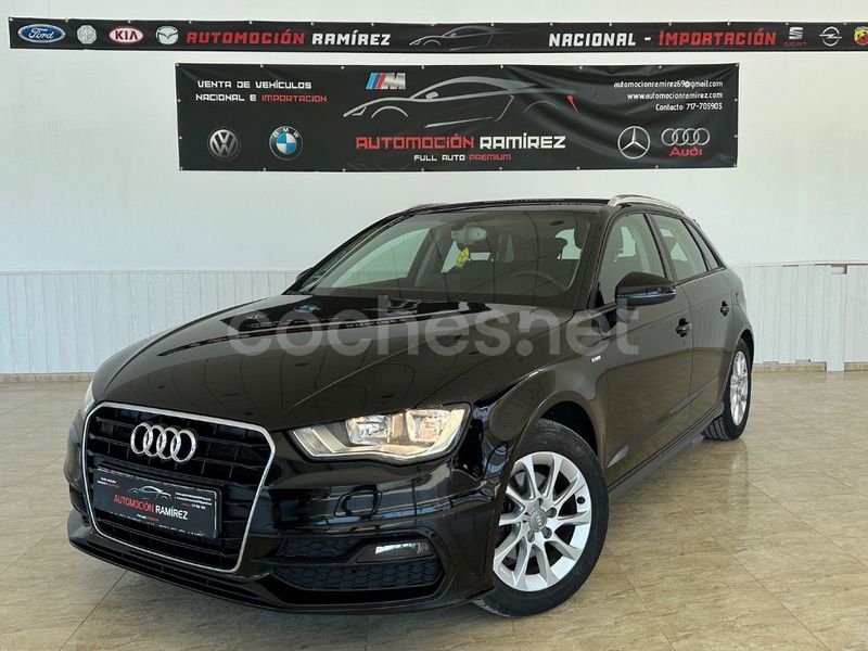 Negro Usado 2013 Audi A3 Sportback Attraction Berlina | 10.990 € (Precio justo) - Imagen 1/4