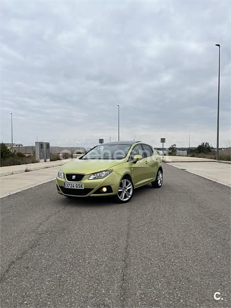 Usado Seat Ibiza Style 105 CV (77 kW) 2009 Verde Berlina