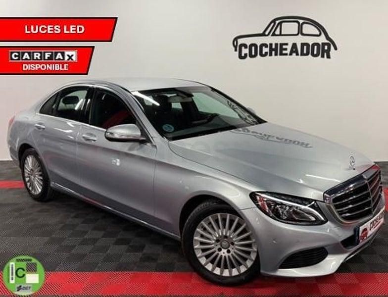 Usado Mercedes C220 Exclusive 170 CV (125 kW) 2015 Gris / plata Berlina