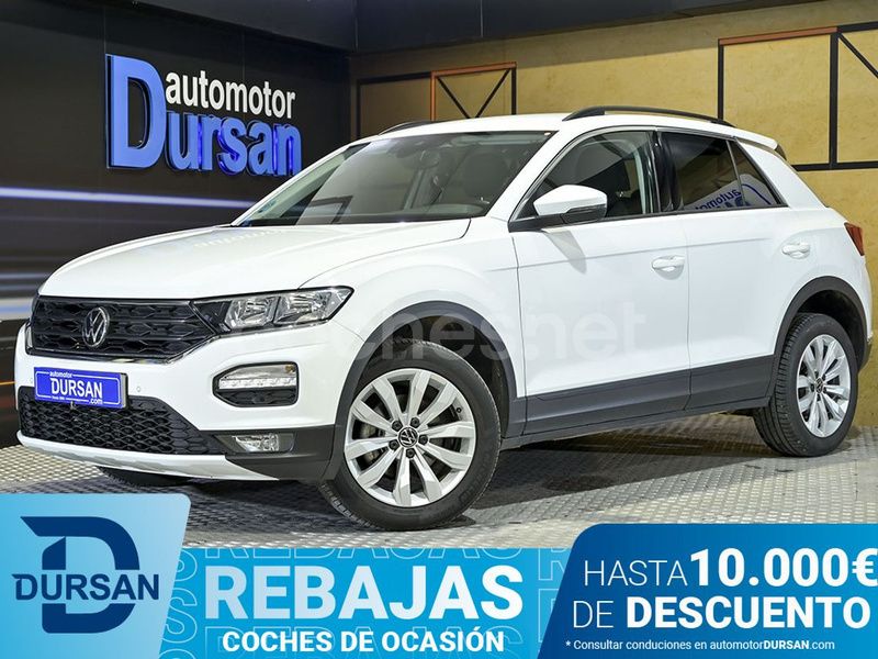 Blanco Usado 2021 VW T-Roc Advance SUV | 23.990 € (Un poco caro) - Imagen 1/4