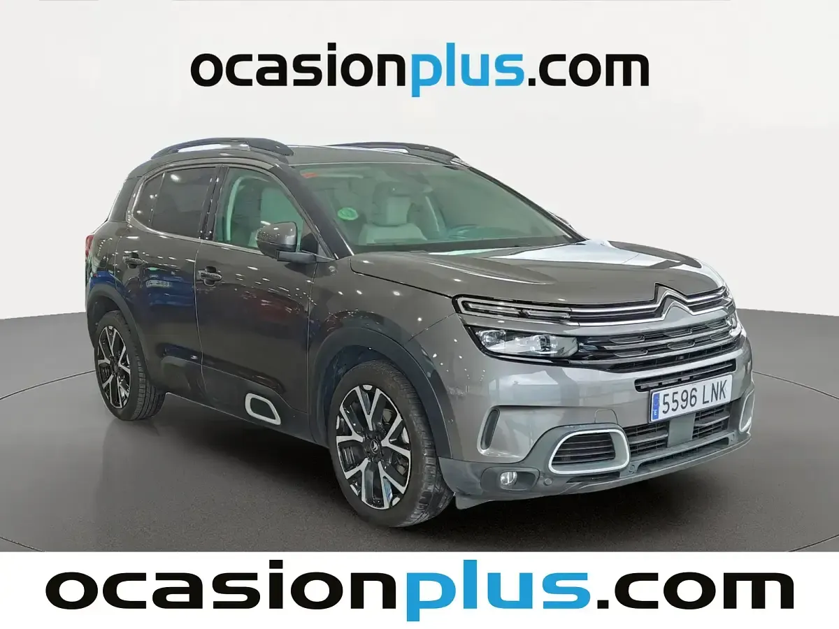 Usado Citroën C5 Aircross Shine 131 CV (96 kW) 2021 Gris SUV