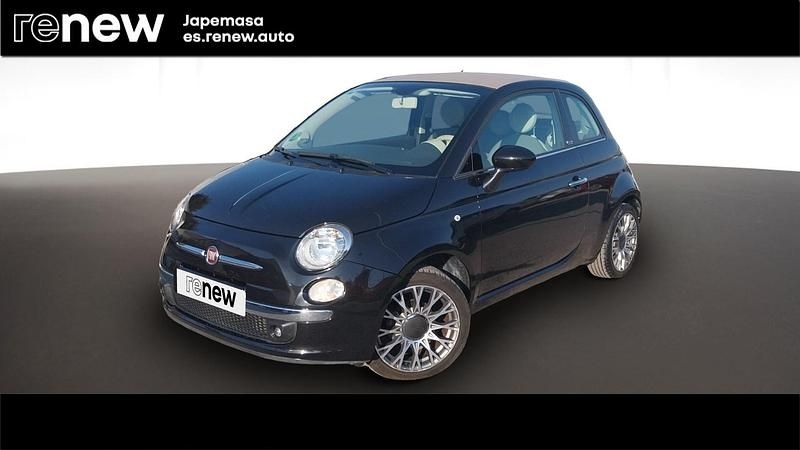 Negro Usado 2010 Fiat 500C Lounge Descapotable | 8560 € (Precio justo) - Imagen 1/4