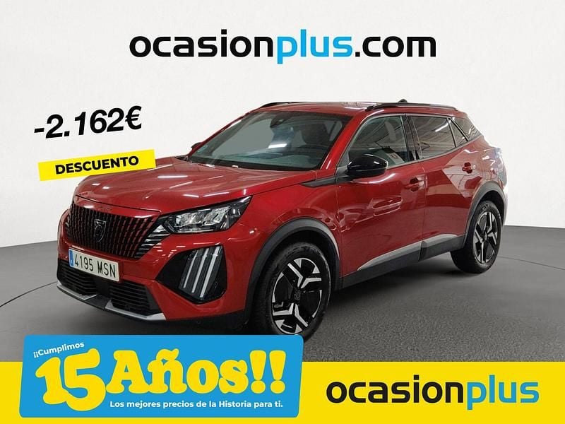 Rojo Usado 2024 Peugeot 2008 Allure SUV | 18.290 € (Precio justo) - Imagen 1/4