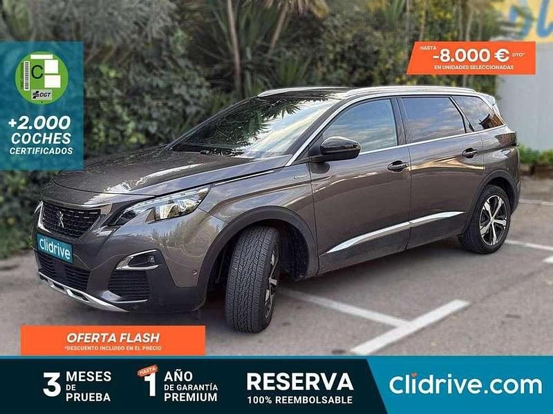Gris Usado 2019 Peugeot 5008 Allure Monovolumen | 15.490 € (Super precio) - Imagen 1/3