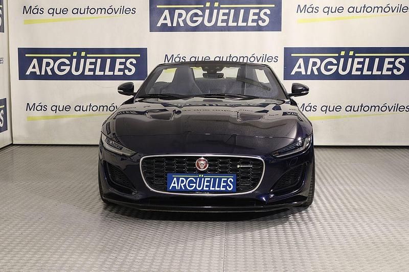 Usado Jaguar F-Type R-Dynamic 450 CV (330 kW) 2021 Azul Descapotable