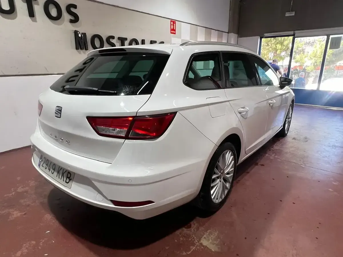 Brugt Seat Leon Style 115 HK (84 kW) 2018 Hvid Stationcar
