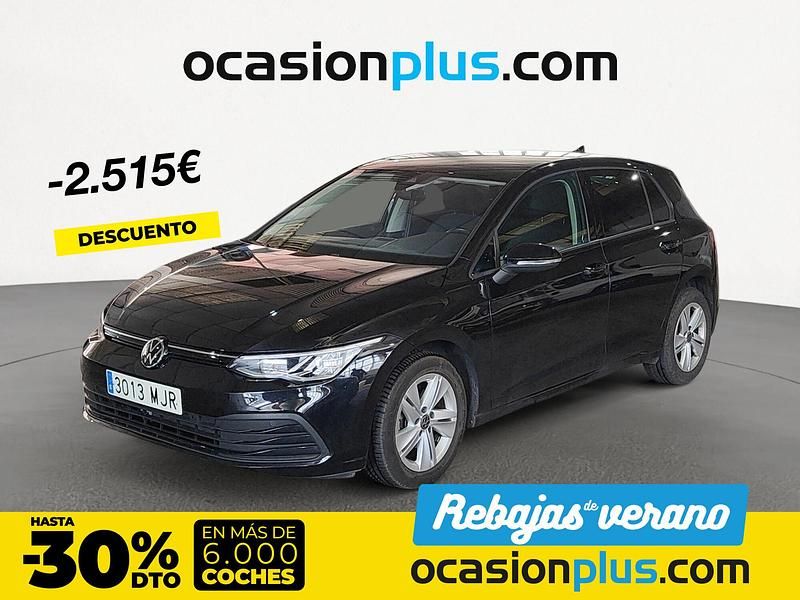 Negro Usado 2023 VW Golf VIII Life Berlina | 27.670 € (Un poco caro) - Imagen 1/4