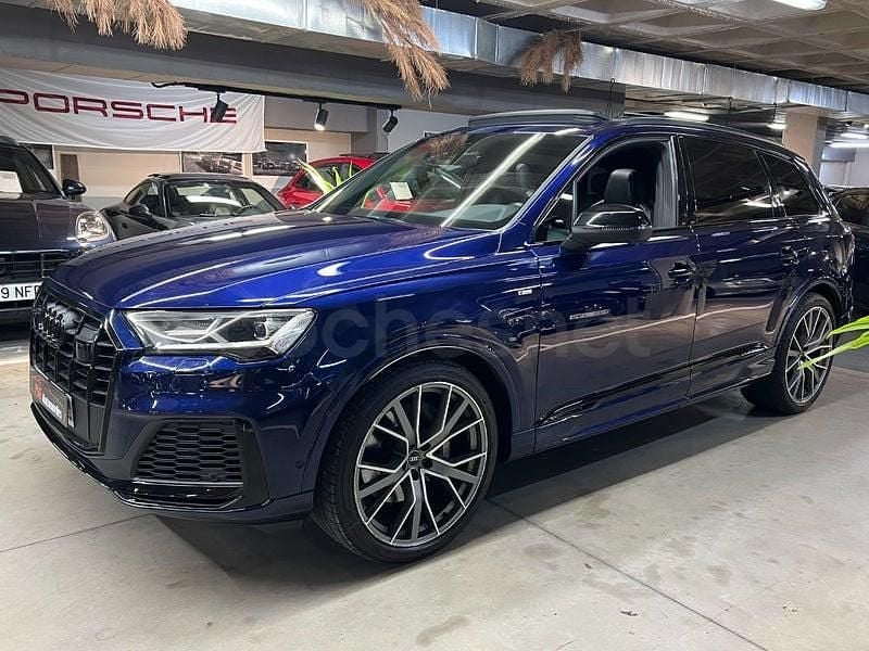 Usado Audi Q7 Ambiente 286 CV (210 kW) 2022 Azul SUV