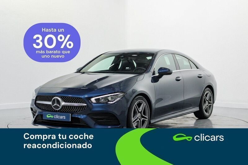 Azul Usado 2020 Mercedes CLA200 Coupe | 29.990 € (Precio justo) - Imagen 1/4