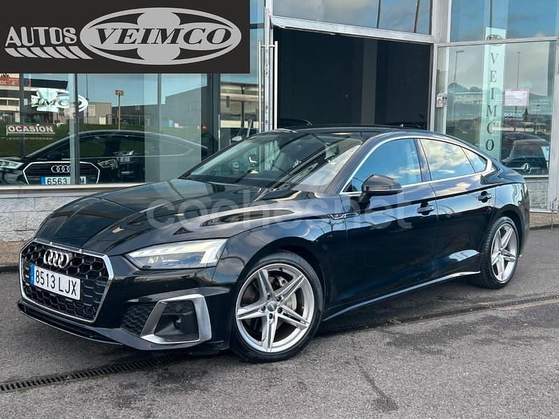 Negro Usado 2020 Audi A5 Sportback Utilitario | 28.990 € (Precio justo) - Imagen 1/4