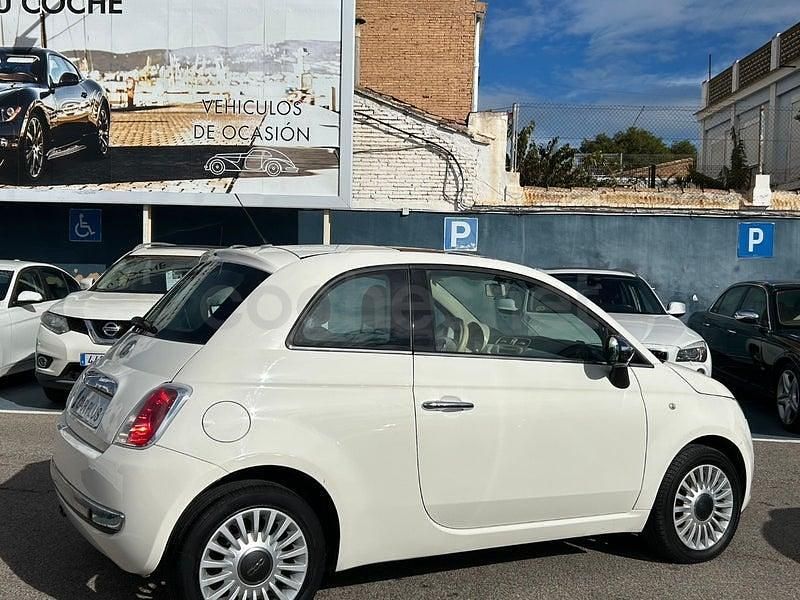 Usado Fiat 500 Lounge 69 CV (50 kW) 2011 Blanco Berlina