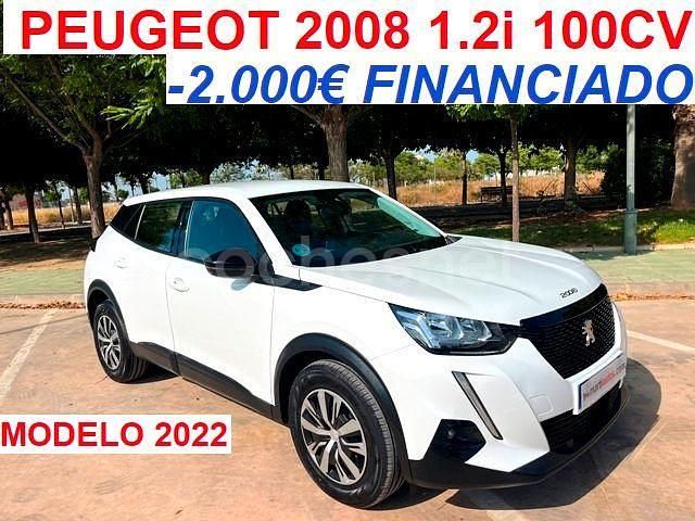 Blanco Usado 2022 Peugeot 2008 Active SUV | 16.499 € (Caro) - Imagen 1/4