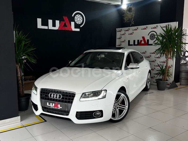 Blanco Usado 2010 Audi A5 Sportback S-Line Berlina | 16.900 € - Imagen 1/4