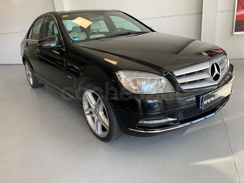 Usado Mercedes C250 Avantgarde 204 CV (150 kW) 2011 Negro Berlina