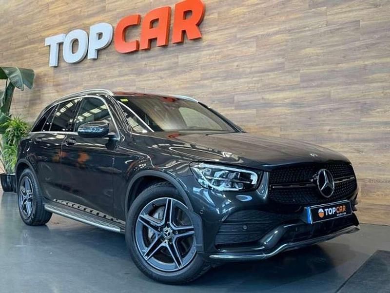 Gris Usado 2021 Mercedes GLC200 AMG SUV | 33.990 € (Precio justo) - Imagen 1/4