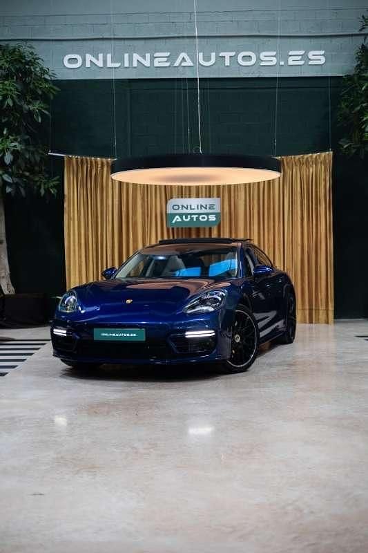 Azul Usado 2021 Porsche Panamera 4 Executive Berlina | 74.950 € (Precio justo) - Imagen 1/4