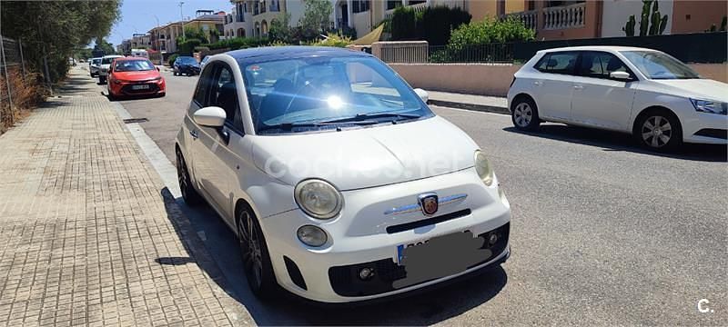 Usado Fiat 500 Sport 100 CV (73 kW) 2009 Blanco Descapotable
