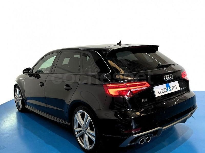 Usado Audi A3 S-Line 150 CV (110 kW) 2019 Negro Berlina