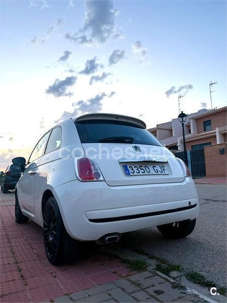 Blanco Usado 2008 Fiat 500 Lounge Berlina | 4700 € (Un poco caro) - Imagen 1/4