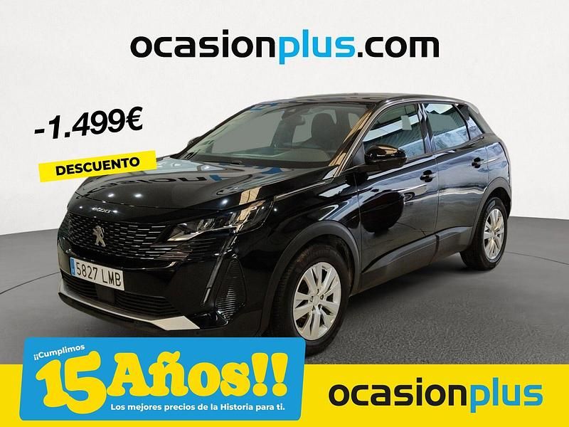 Negro Usado 2020 Peugeot 3008 Active SUV | 16.490 € (Precio justo) - Imagen 1/4