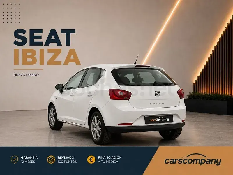 Usado Seat Ibiza Style 90 CV (66 kW) 2009 Blanco Berlina